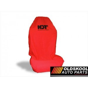 HDT SEAT THROW OVER COVER (LARGE) RED