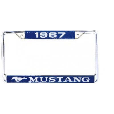 1967 Mustang Year Dated License Plate Frames