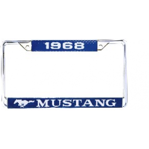 1968 Mustang Year Dated License Plate Frames